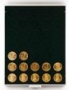Lindner Münzenbox CARBO 2111C mit 35 runden Vertiefungen für 10€