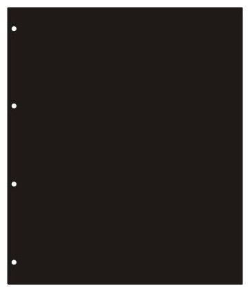 Hartberger Zwischenblätter schwarz  Nr. 8318 per 10 Stück 