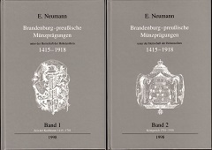 Neumann, Erich Brandenburg-preußische Münzprägungen unter der He