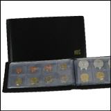 Safe Taschen-Münzalbum für 80 Münzen Farbe schwarz Nr. 763
