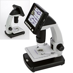 LCD Digital-Mikroskop 100 bis 500 fach Vergrößerung Nr. 9755