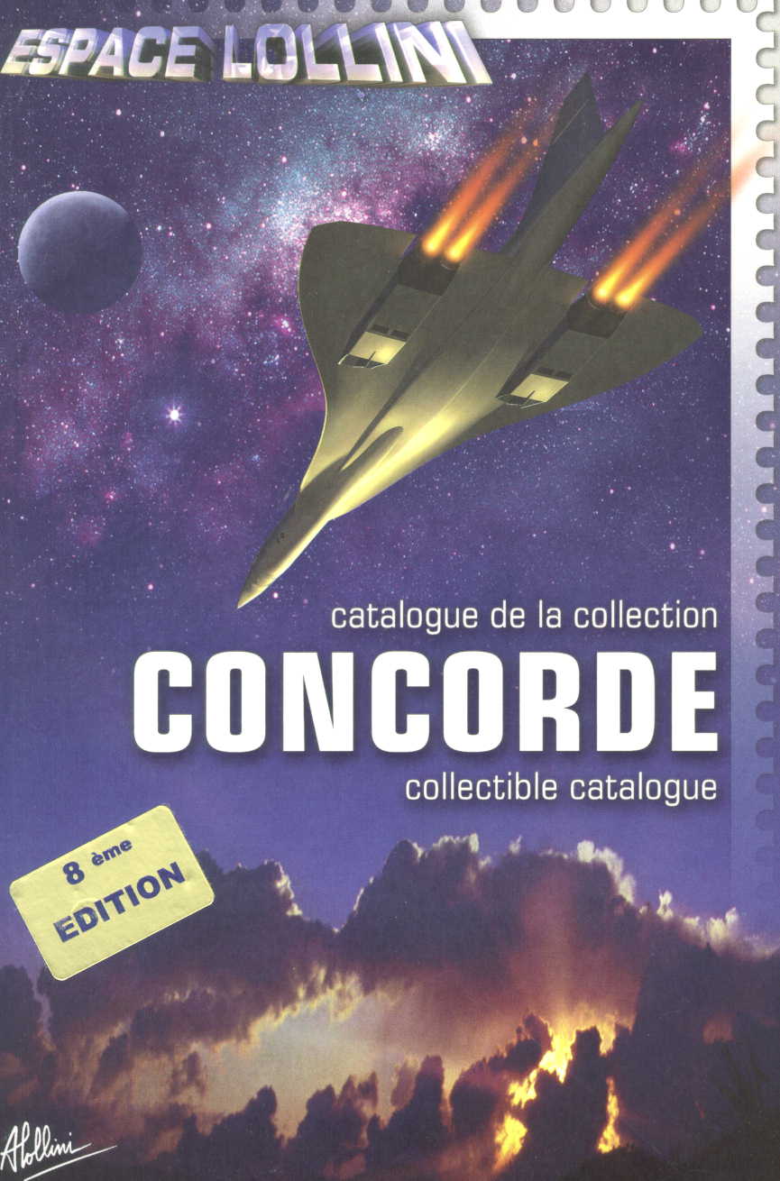 Lollini Katalog Concorde auf Briefmarken 2004