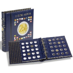 Leuchtturm Münzalbum VISTA für 2€-Münzen 341017