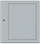 Safe Karton-Blankolätter Nr. 680 per 10 Stück grau mit schwarzem