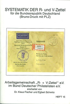 Fischer, Klaus/Schmitz, Egbert Systematik der R- und V-Zettel fü