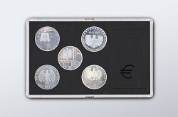 Safe Münzetui transparent Nr. 7905 für 5 Stück 10€-Münzen per St