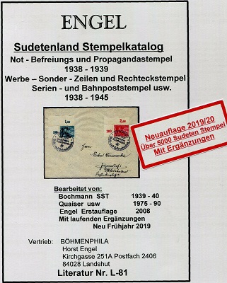 Engel, Horst Sudetenland-Stempelkatalog 