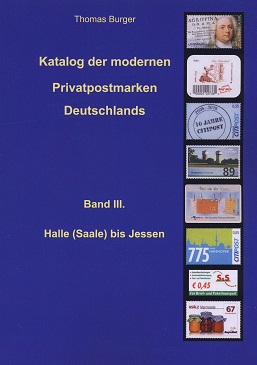Burger, Thomas Katalog der modernen Privatpostmarken Deutschland