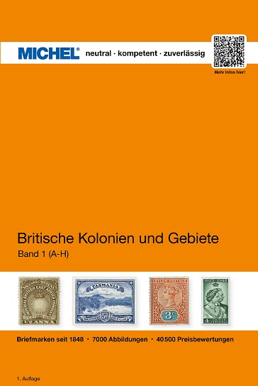 Michel Britische Kolonien und Gebiete Band 1 (A-H)
