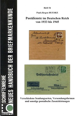 Hueske, Paul-Jürgen Postdienste im Deutschen Reich von 1933 bis