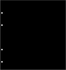 Lindner Zwischenblätter schwarz per 10 Stück Nr. 3560Z