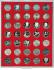 Lindner Münzenbox mit 35 runden Vertiefungen 2104