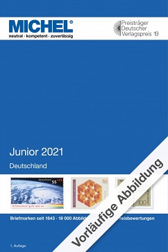 Michel Junior 2021 Deutschland  Deutsche Briefmarken von 1849 bi