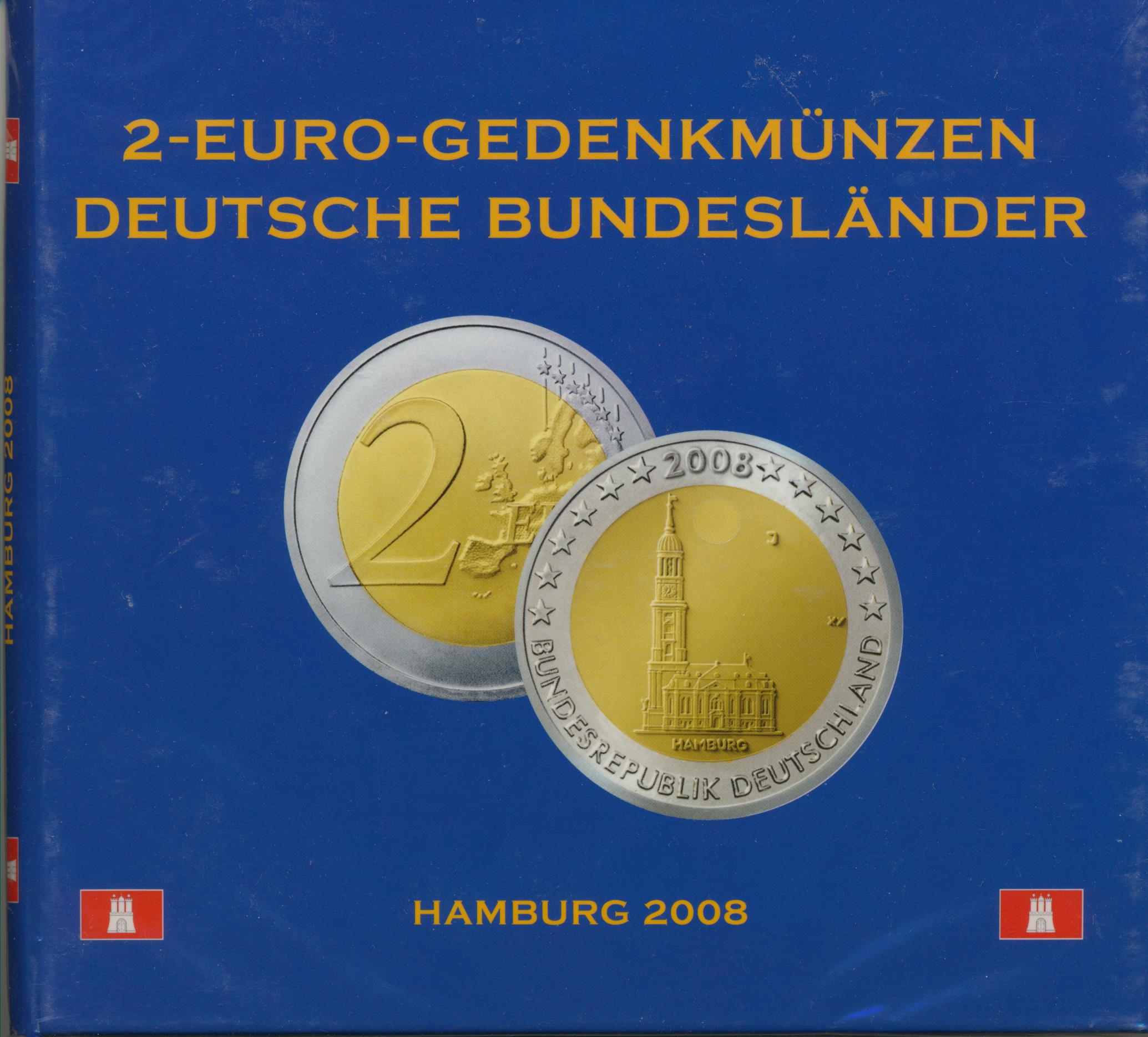 Leuchtturm Eindrückalbum 2-Euro-Gedenkmünzen Deutsche Bundesländ