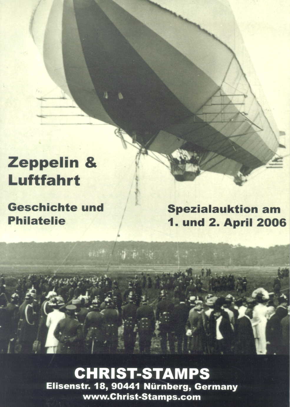 Christ Zeppelin- und Luftfahrt-Spezialkatalog Deutschland Teil 1